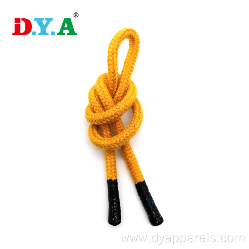 5mm Silicone Tip Color Cotton Braided Rope